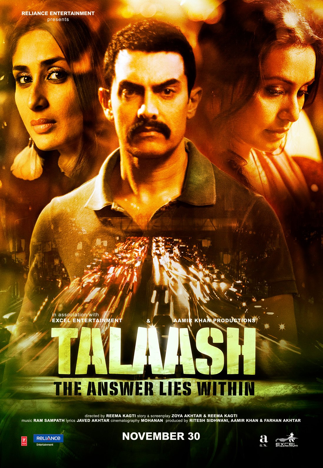 Download Hindi movies poster : Talash starring Aamir khan