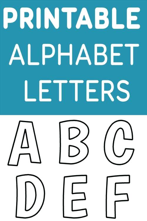 Free printable alphabet stencils templates