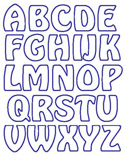 Free printable alphabet stencils templates