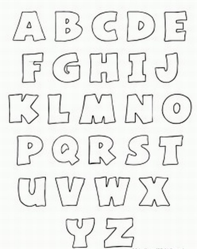 Free printable alphabet stencils templates