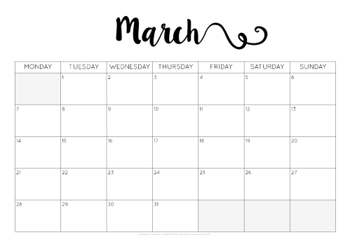 Free printable calendar (5)