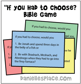 Printable bible games