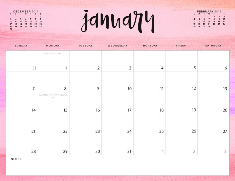 Download Printable calendar