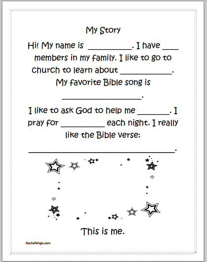 Printable children's bible stories