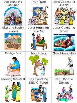 Printable children's bible stories