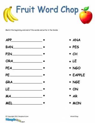 Printable english worksheets