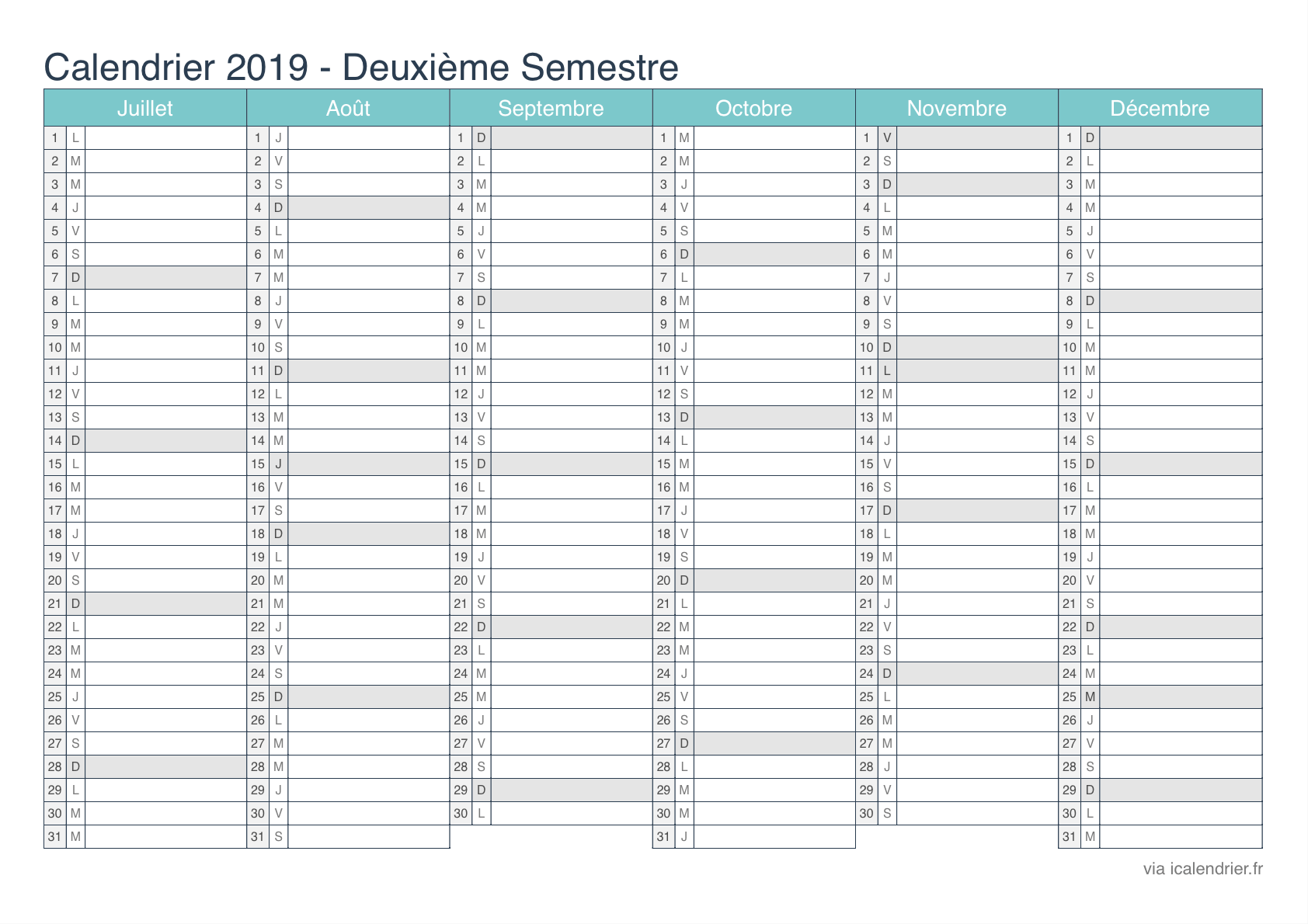 2019 calendrier imprimer (2)