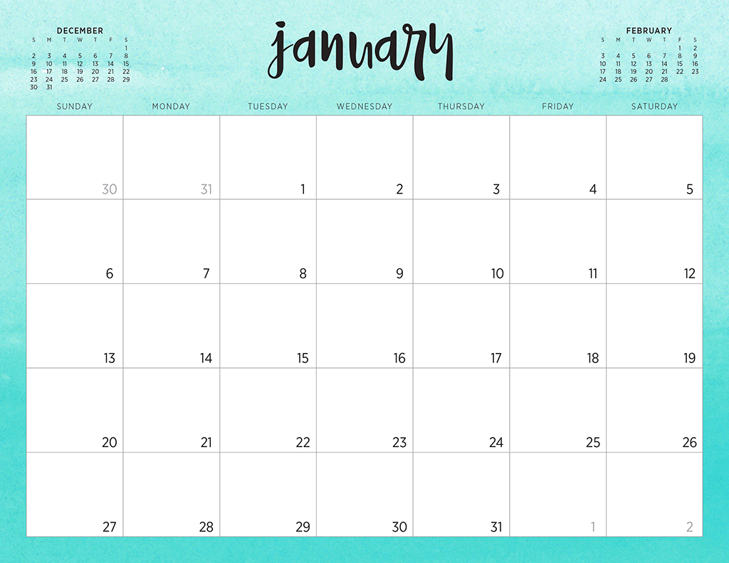 Download Printable calendar 2019 with notes for official work