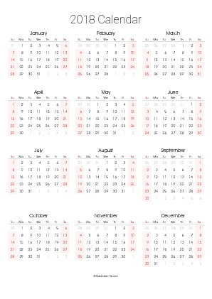 Free Download Printable 2019 calendar at a glance