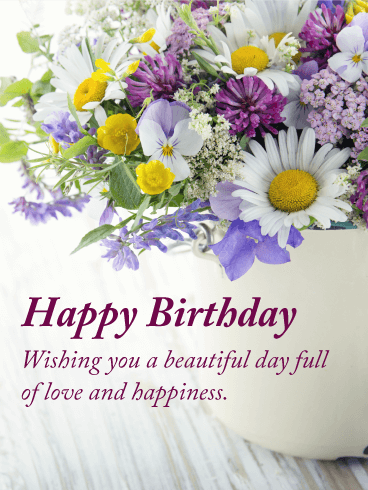Free Happy birthday greeting card images 