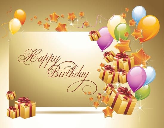 Happy birthday greeting card images free download