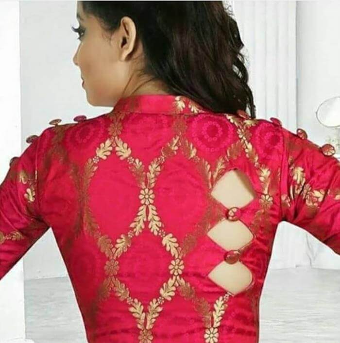 Blouse designs back side 2020 and 2021
