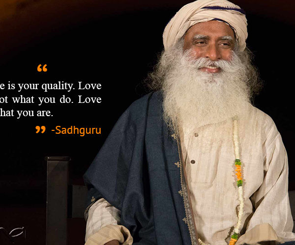 Sadhguru quotes on love