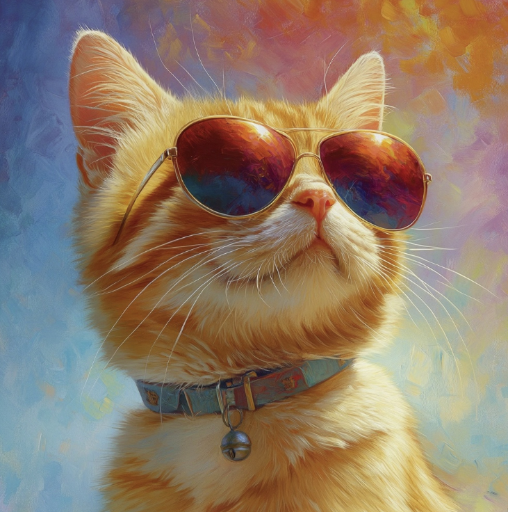 Cool cat image for cat lover