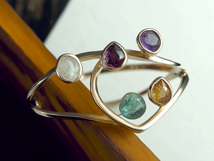 modern minimalist jewelry design dominated by gemstones (1)