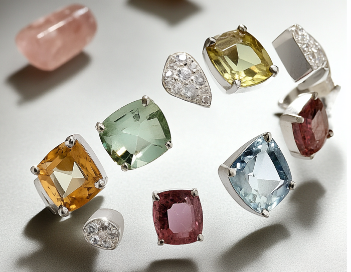 modern minimalist jewelry design dominated by gemstones (1)